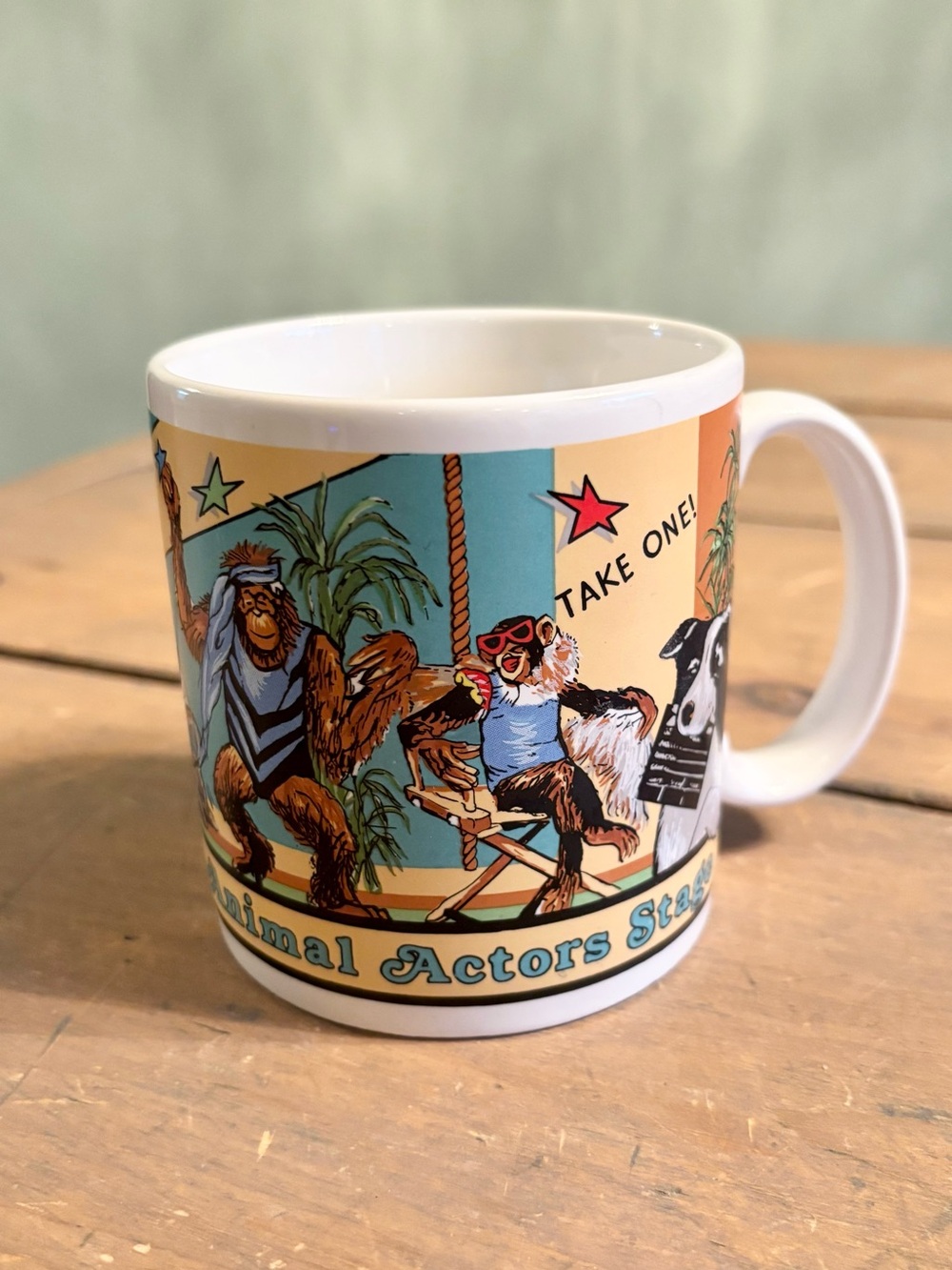 Vintage 80’s Universal Studios Animal Actors Stage Show Mug